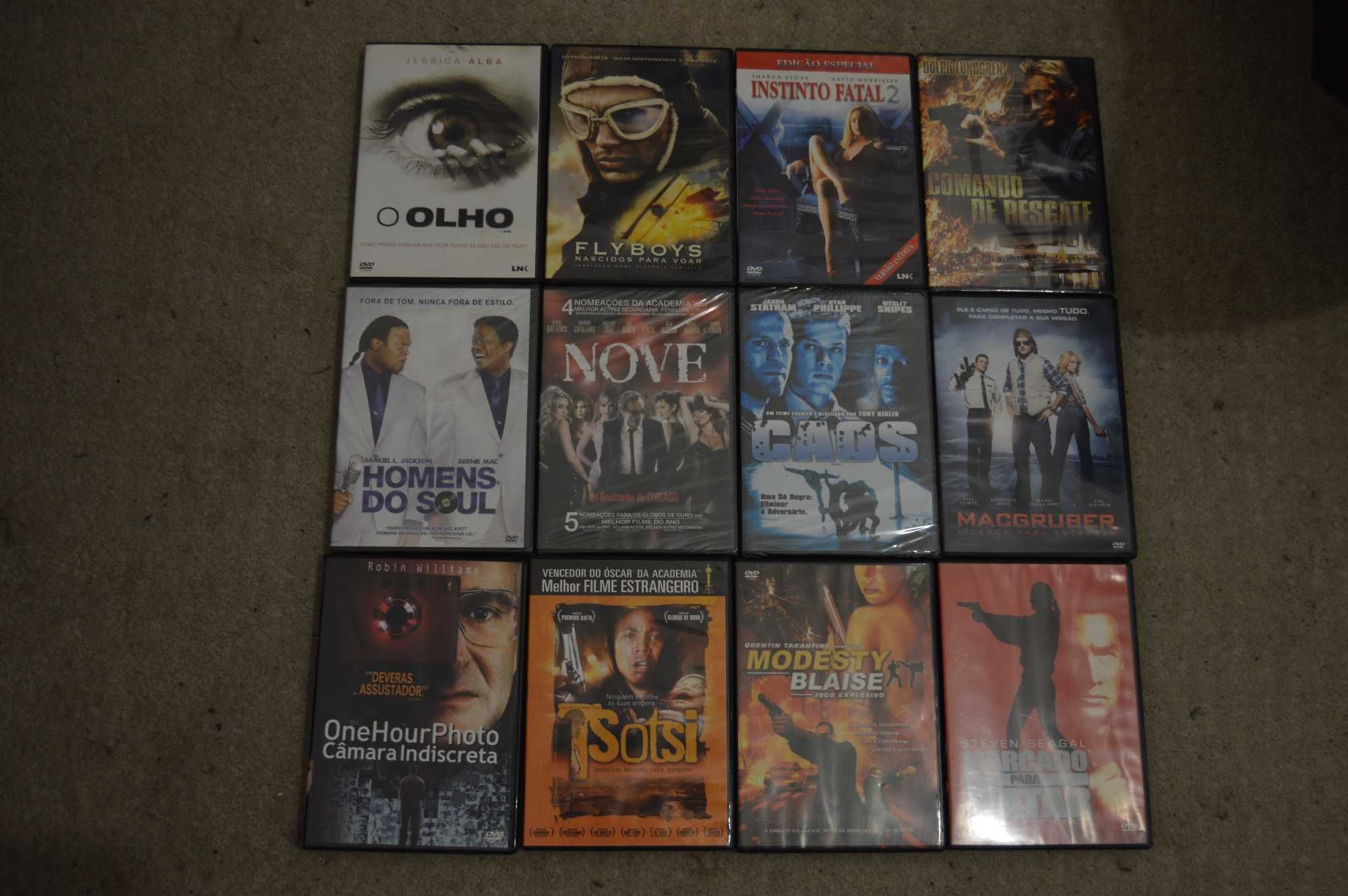 DVDS variados Ação, Comédia, Thriller