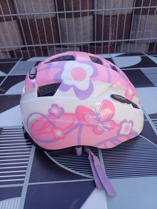 Kask rowerowy dla dziewczynki Uvex Kid 2 46-52cm