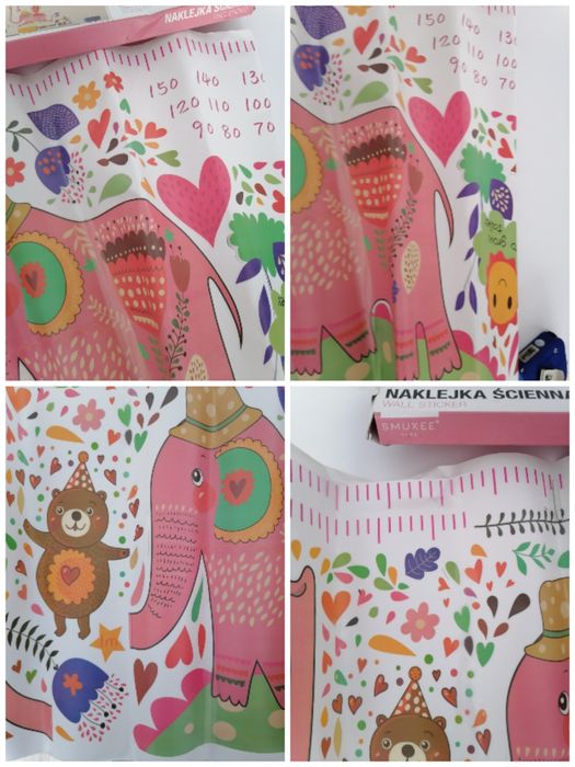 Naklejki ścienne, 2 szt