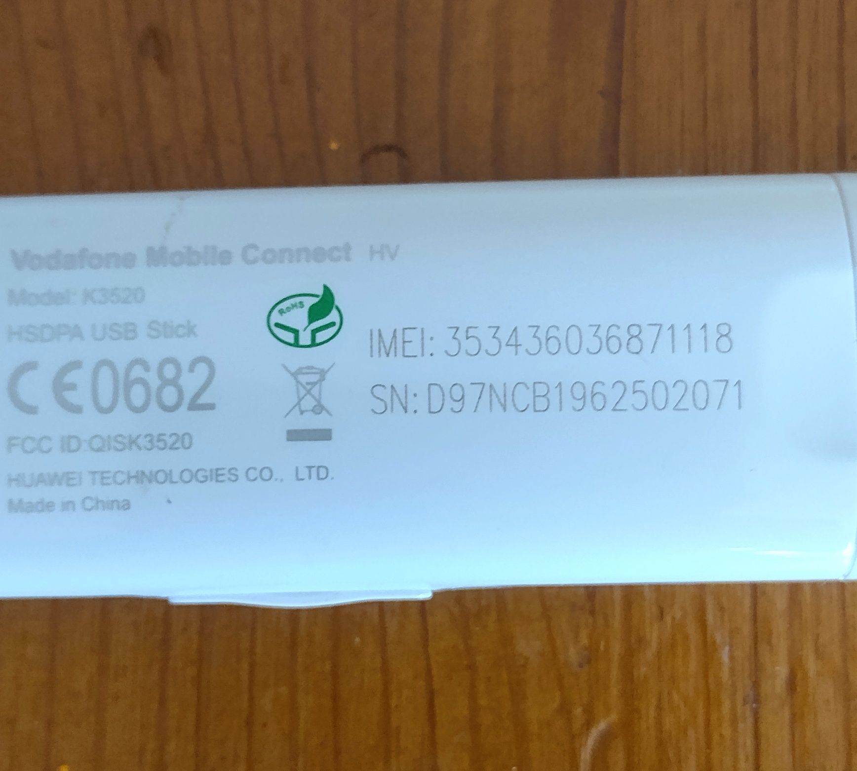 Modem USB Huawei K3520
