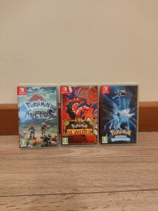 3 Nowe Gry Pokemon P.Legends, P. Scarlet, P. Diamond