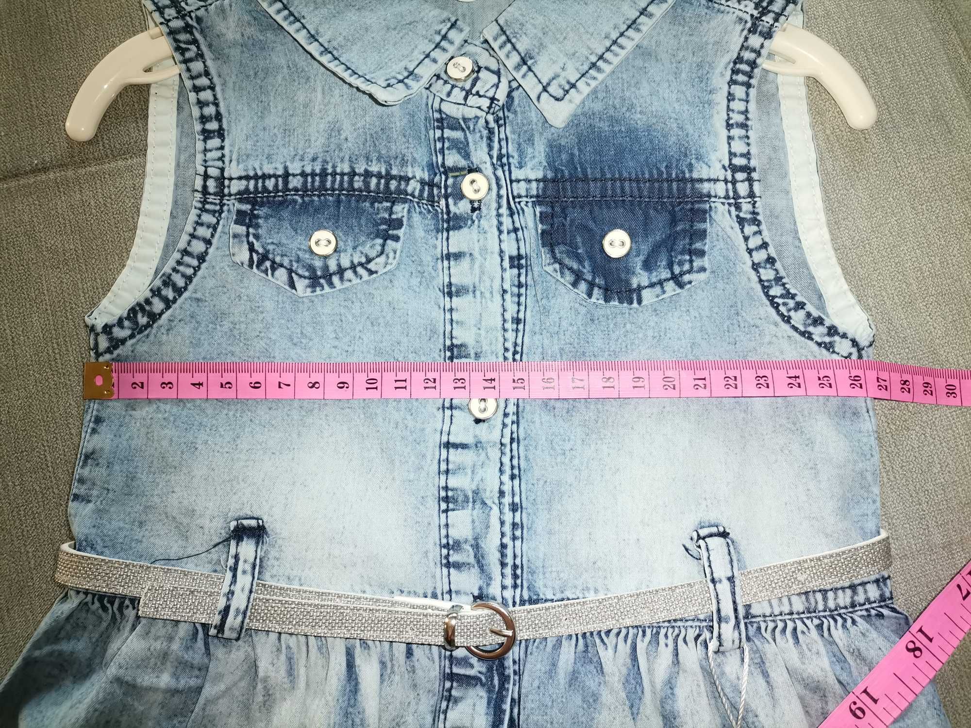 Sukienka bawełniana ala jeans r 98/104, nowa