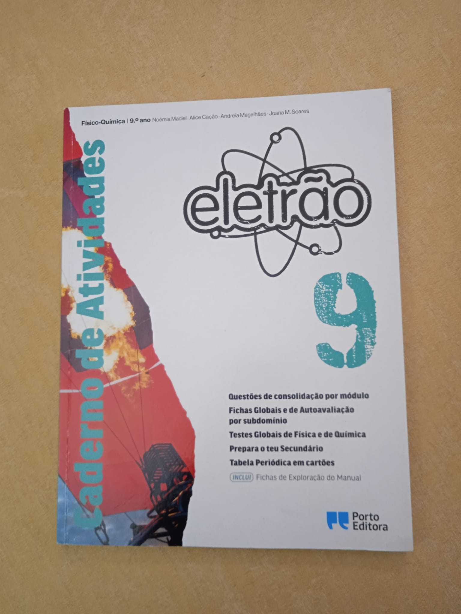 Caderno de Atividades - Eletrão - Físico-Química - 9.º Ano  (NOVO)