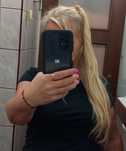Przedłużenie kucyka blond długie 60cm syntetyczne klips