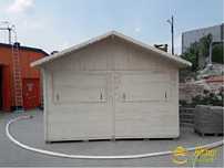 Domek handlowy 2 drewniany kiosk sklepik producent C1