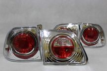 Lampy światła tył tylne Honda Civic Sedan ej9 ek1 97-00 CHROM NOWE