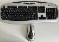 Клавиатура + мышка ( беспроводная)