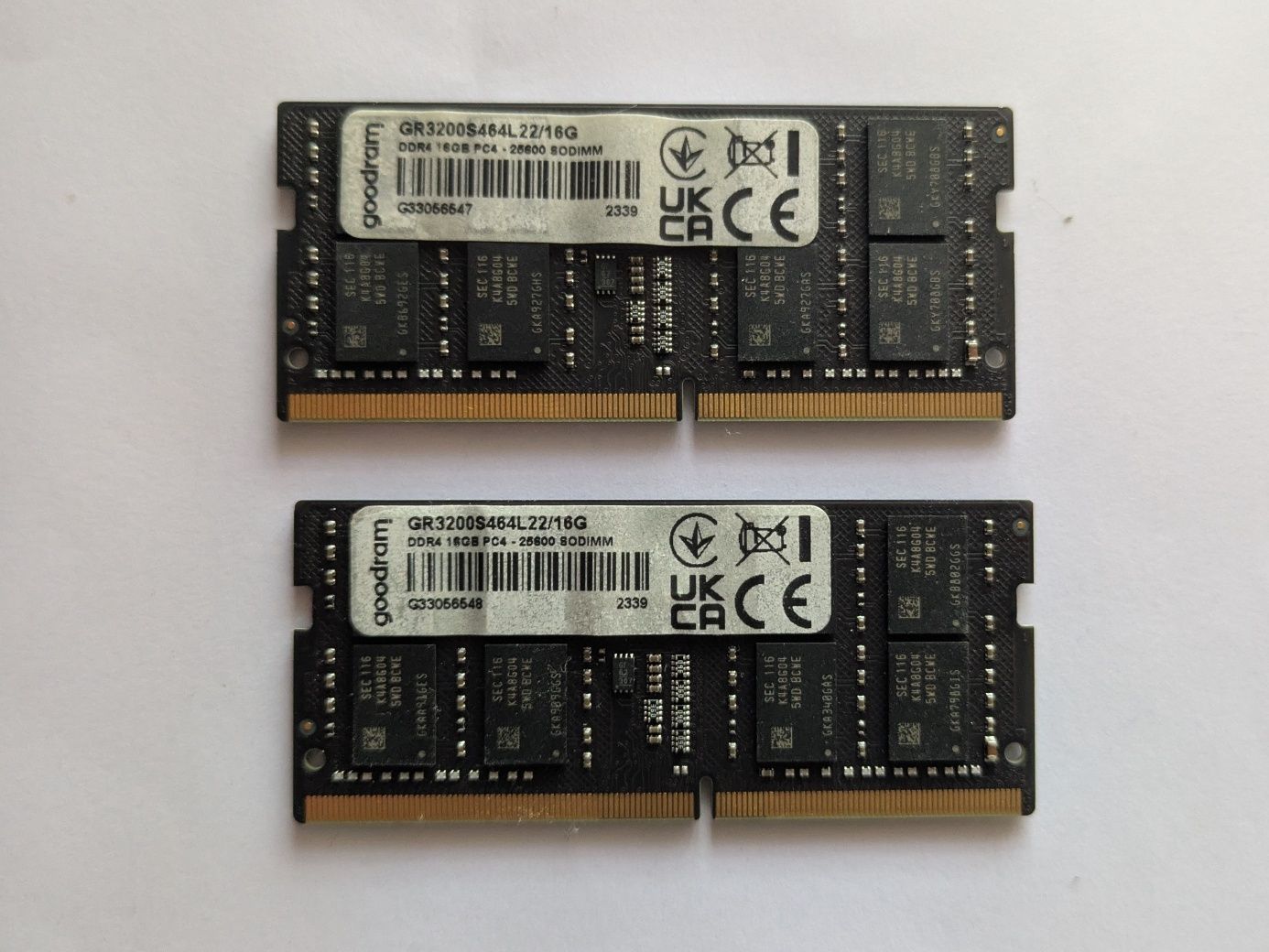 Оперативна пам'ять Goodram SODIMM DDR4 16Gb 3200MHz PC4-25600