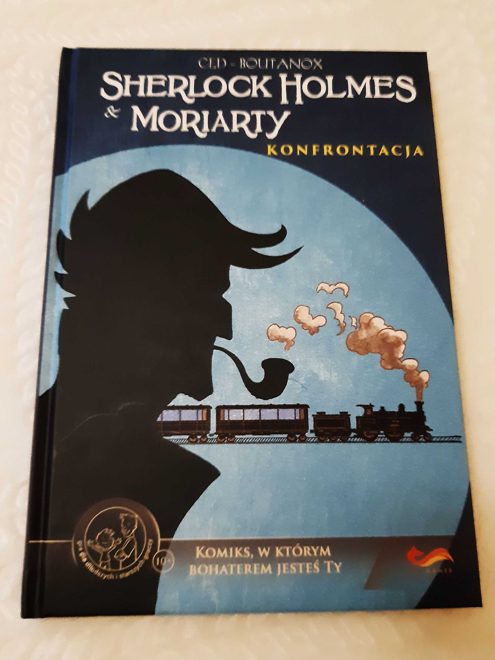 Komiks paragrafowy "Sherlock Holmes & Moriarty. Konfrontacja".