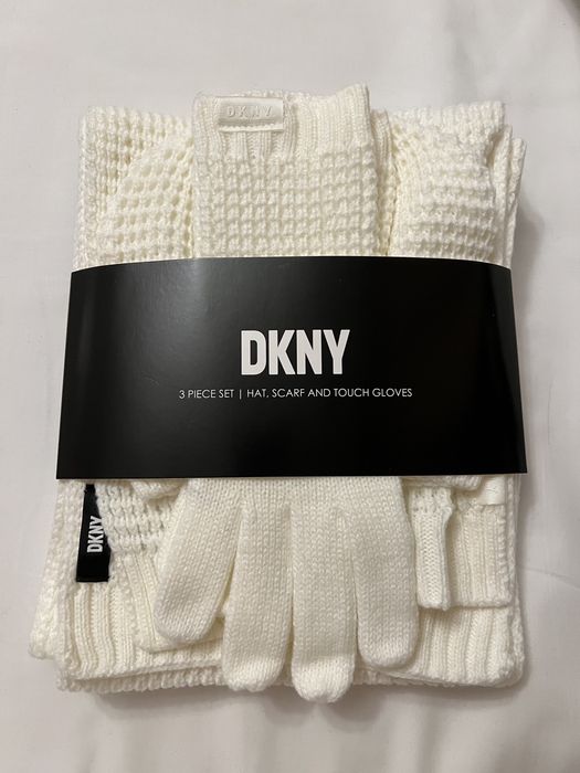 DKNY Tеплий подарунковий набір Шарф, шапка , рукавички