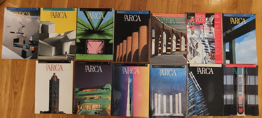 Revistas de arquitetura L'Arca