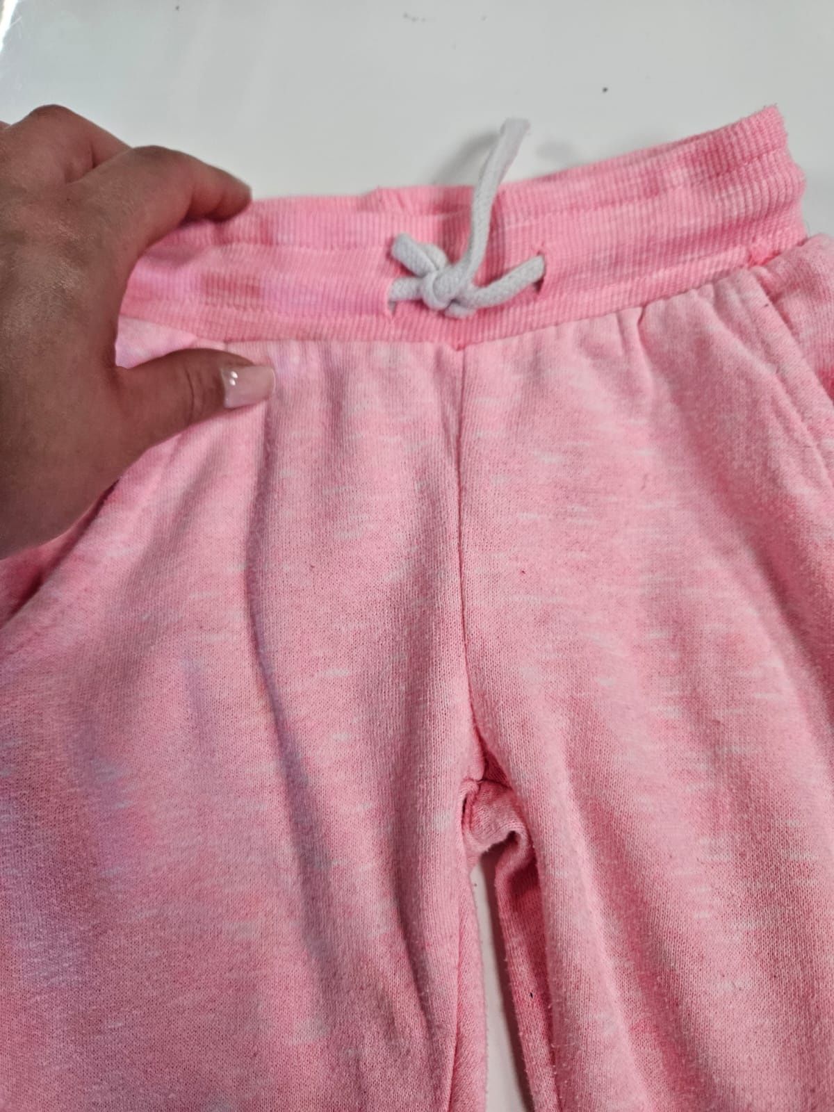 Spodnie różowe pepco rozmiar 92 Stan bdb dresowe