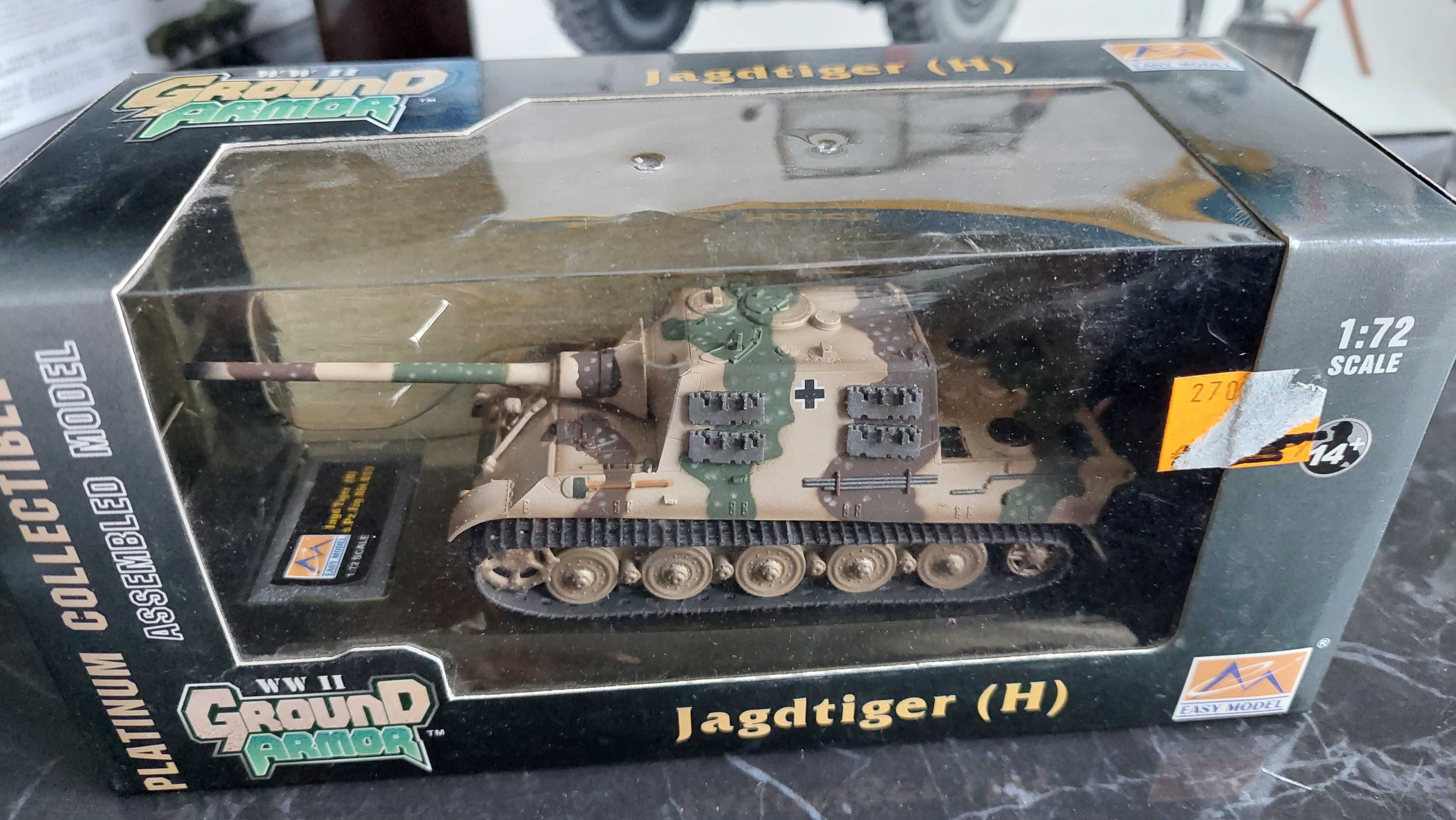 Model niemieckiego czołgu Jagd Tiger (H) Easy Model 1:72