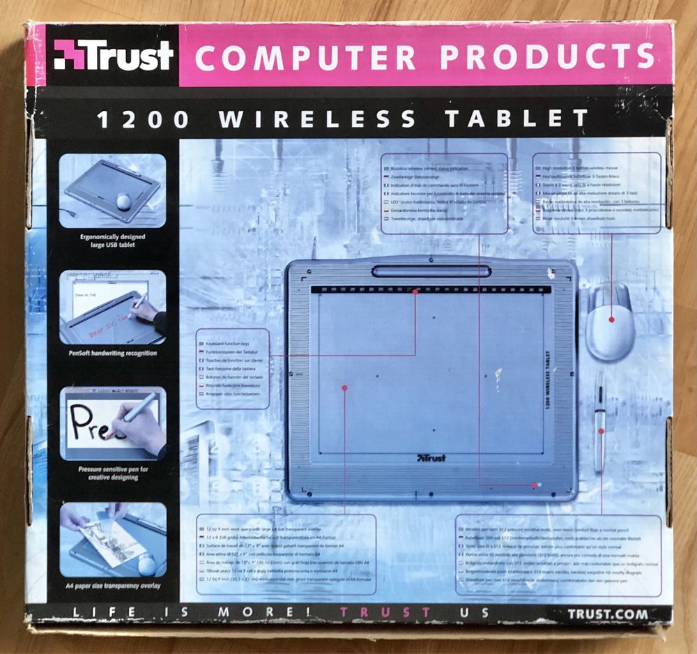 Trust 1200 Wireless Tablet Computer Products PC MAC bezprzewodowy