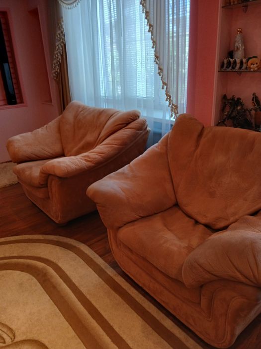 Диван " Жаклін" мякий, розкладний та два крісла, меблі LIVS