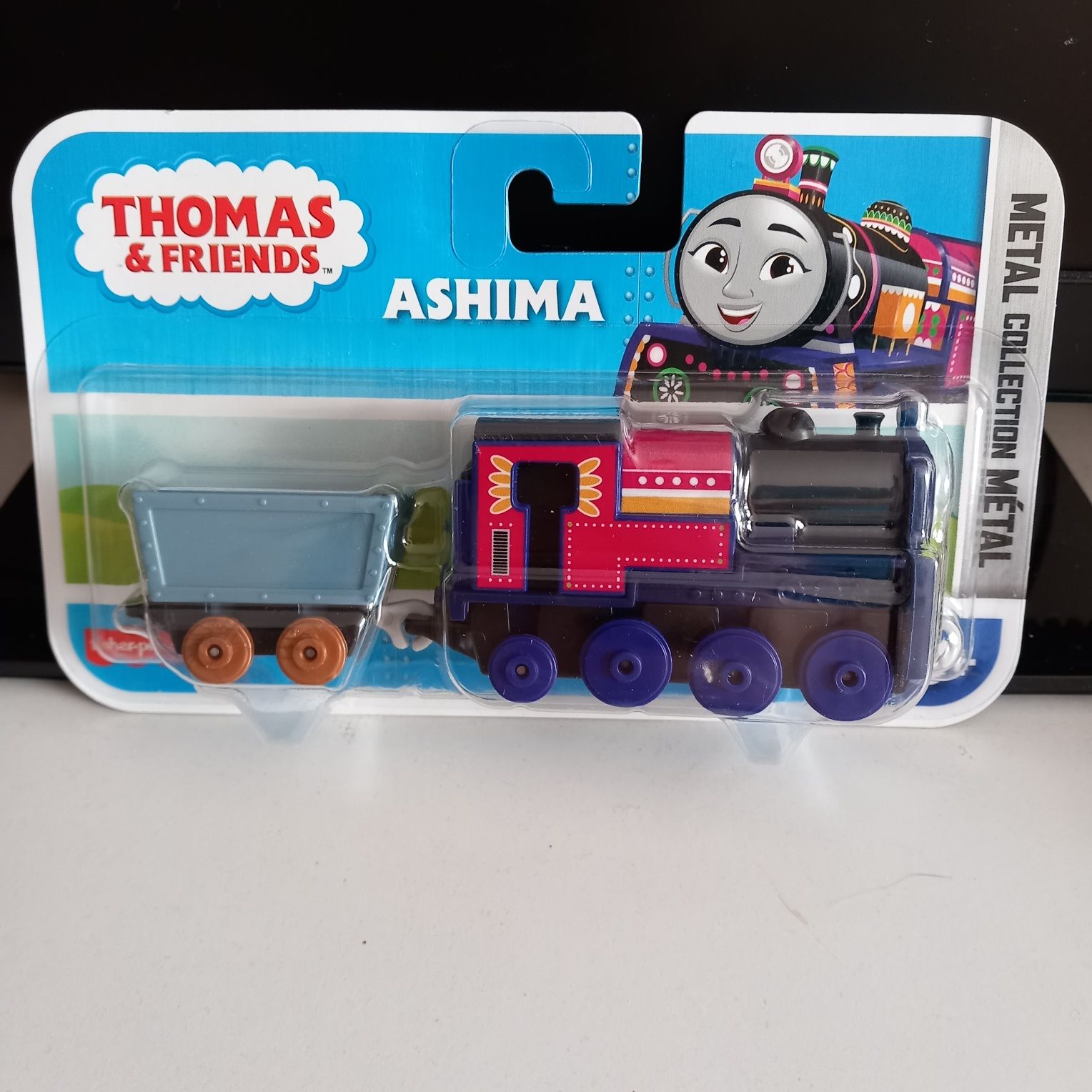 Lokomotywa ciuchcia Tomek i Przyjaciele metalowa duża Ashima