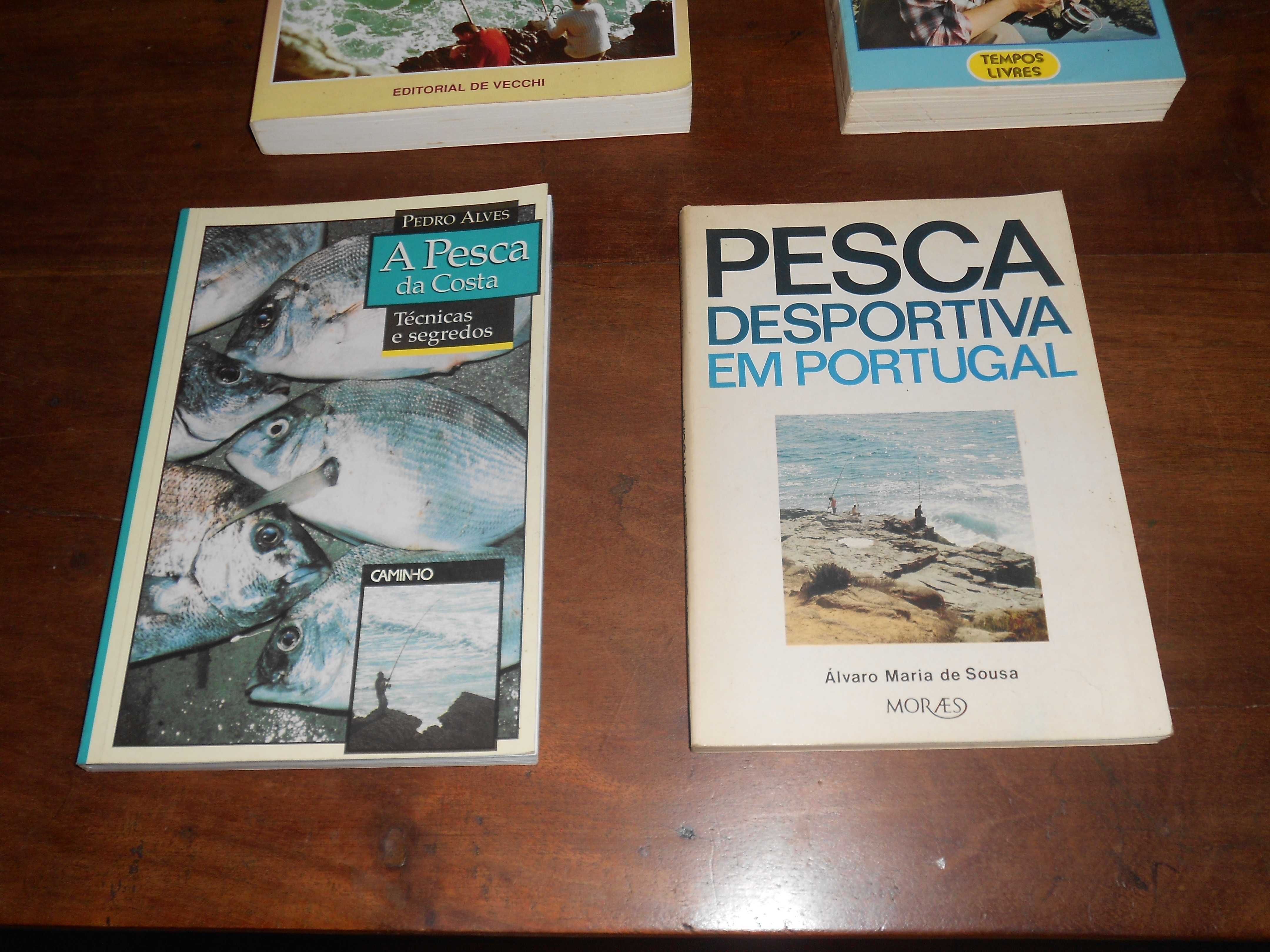 Livros diversos pesca + revistas mundo da pesca