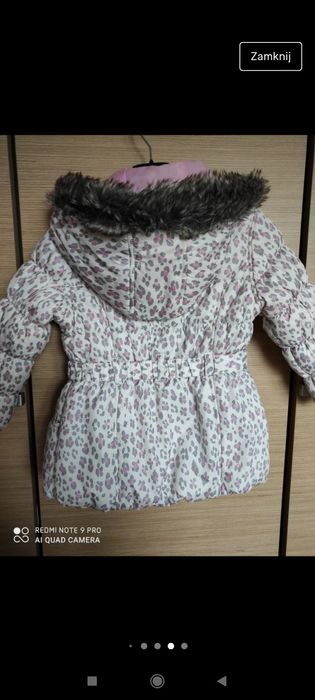 Kurtka Panterka dla dziewczynki 110 Na 4-5 lat