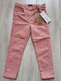 Różowe spodnie dla dziewczynki wiosna OVS 104 pink corduroy trousers