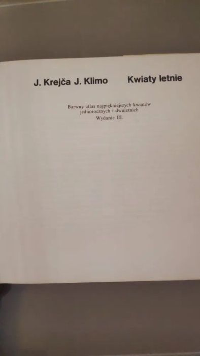 Kwiaty letnie - Krejca