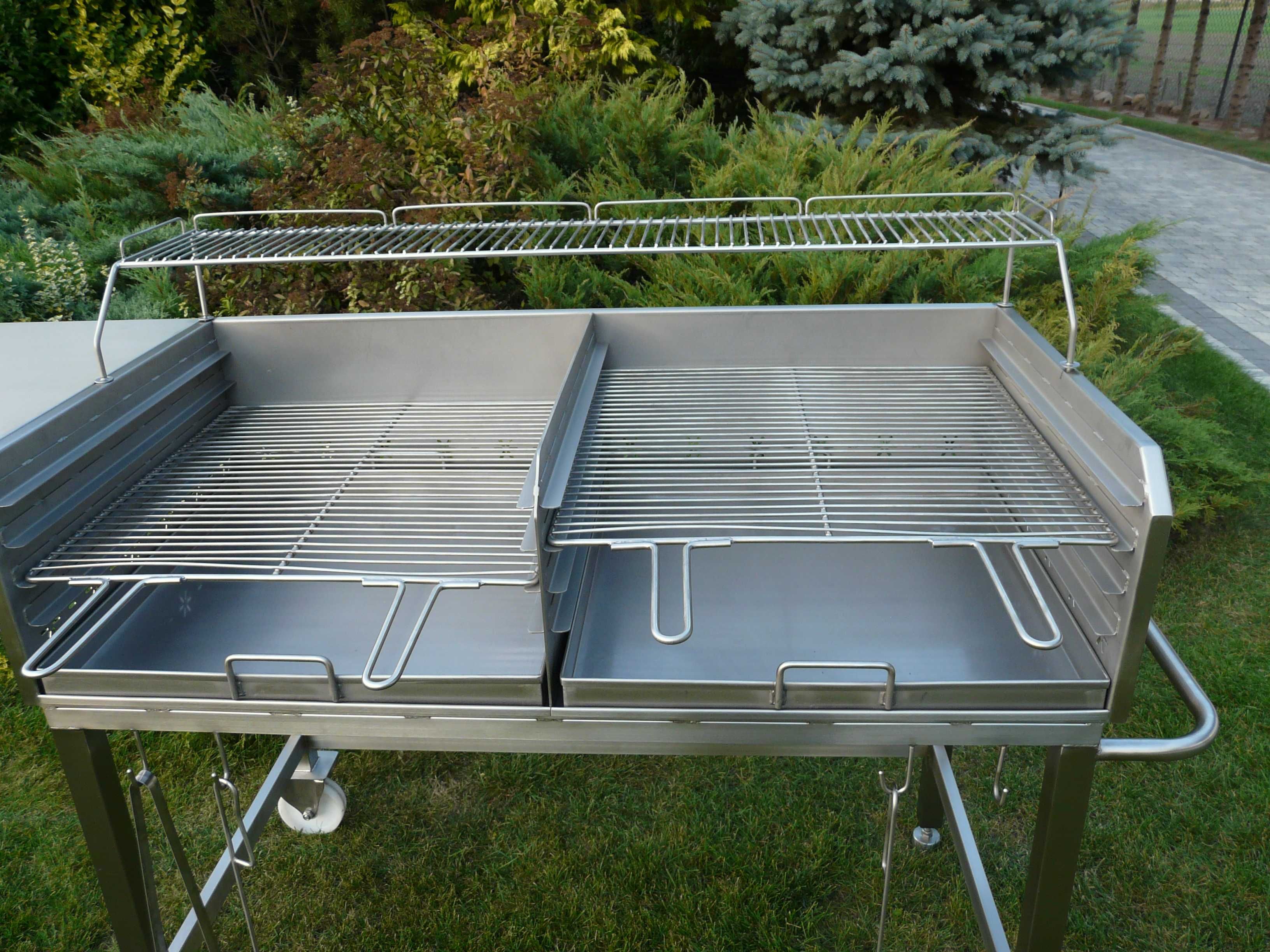 Gastronomiczny grill nierdzewny średni 1200 x 600