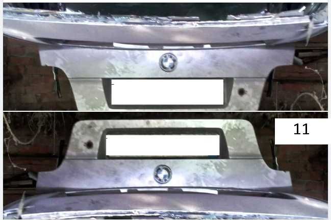 Детали BMW E39: бампера передний и задний, крышка багажника, печка