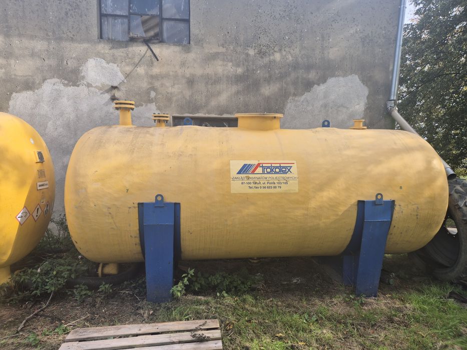 Zbiorniki na nawóz RSM  Trokotex 2 szt 8000L likwidacja gospodarstwa