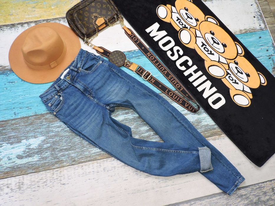 Reserved Spodnie rurki jeans mod waist M