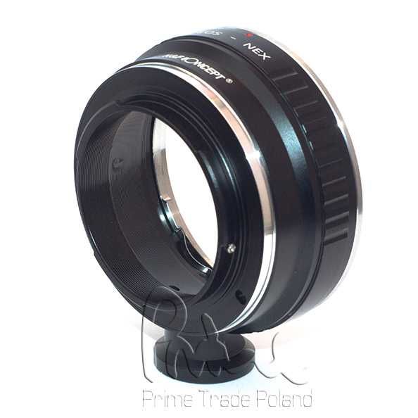 Adapter z Canon EOS EF na Sony E-mount Nex złącze statywowe KF Concept