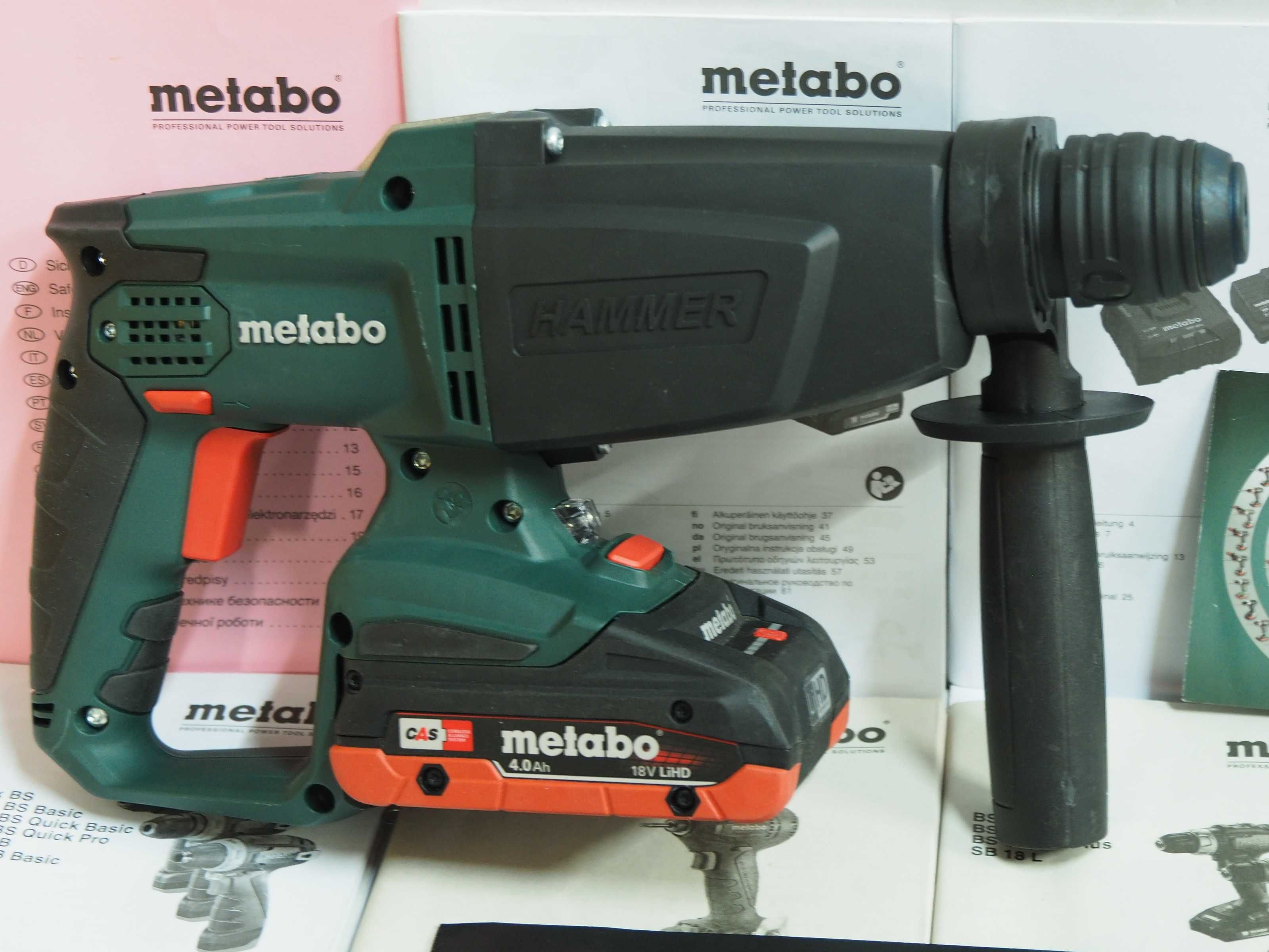 Zestaw METABO KHA 18 LTX wiertarka +bateria 18v 4ah bez walizka