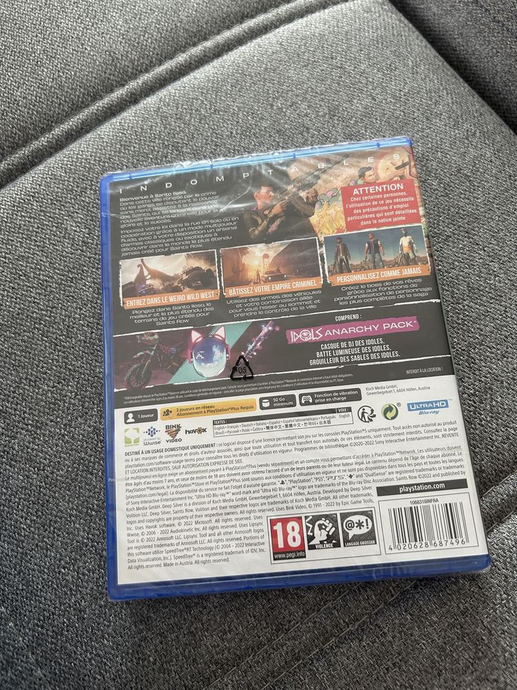 Gra na konsole ps5 saints row day one edition polska