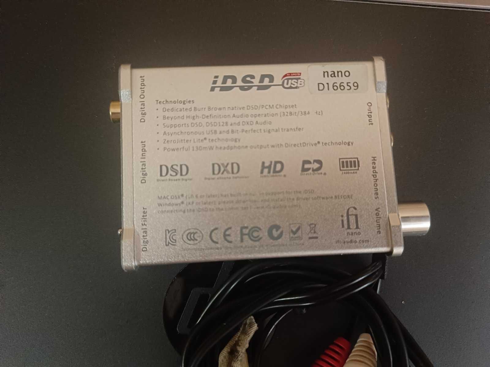 iFi Nano iDSD ЦАП DAC  + IFI micro iUSBPower