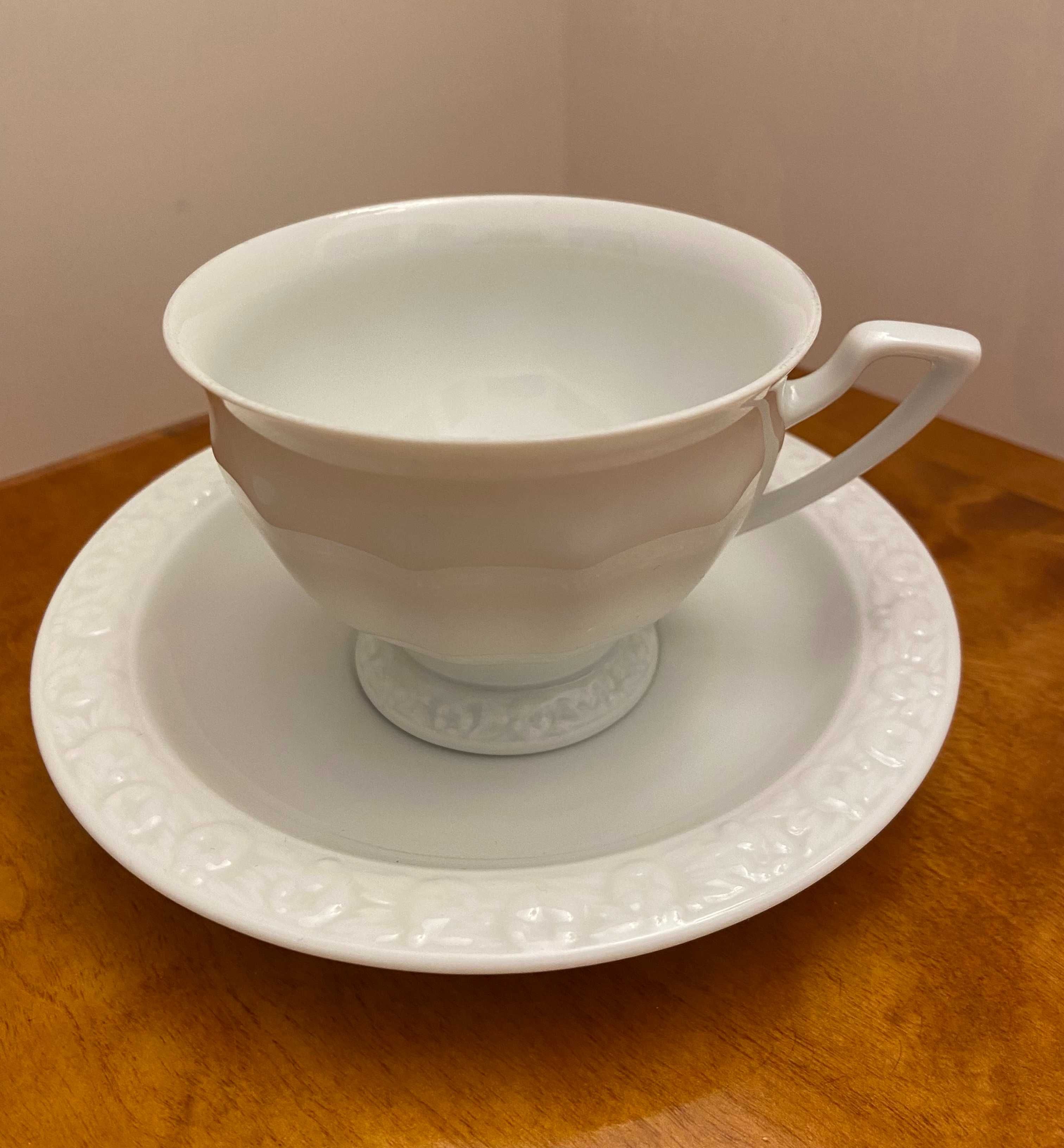 Filiżanka Rosenthal Biała Maria Classic Rose Collection
