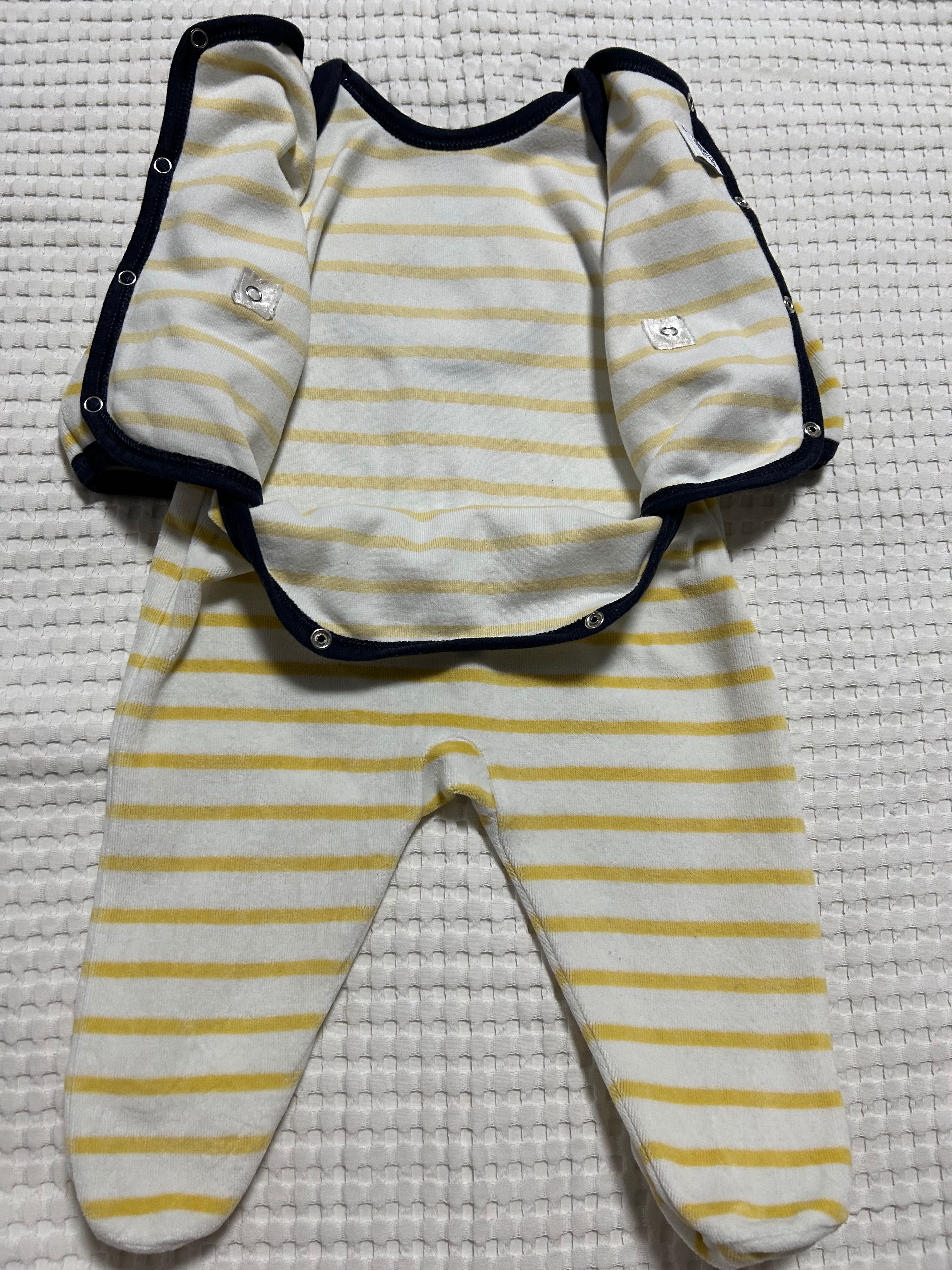 Ciepłe śpioszki / pajacyk Petit Bateau