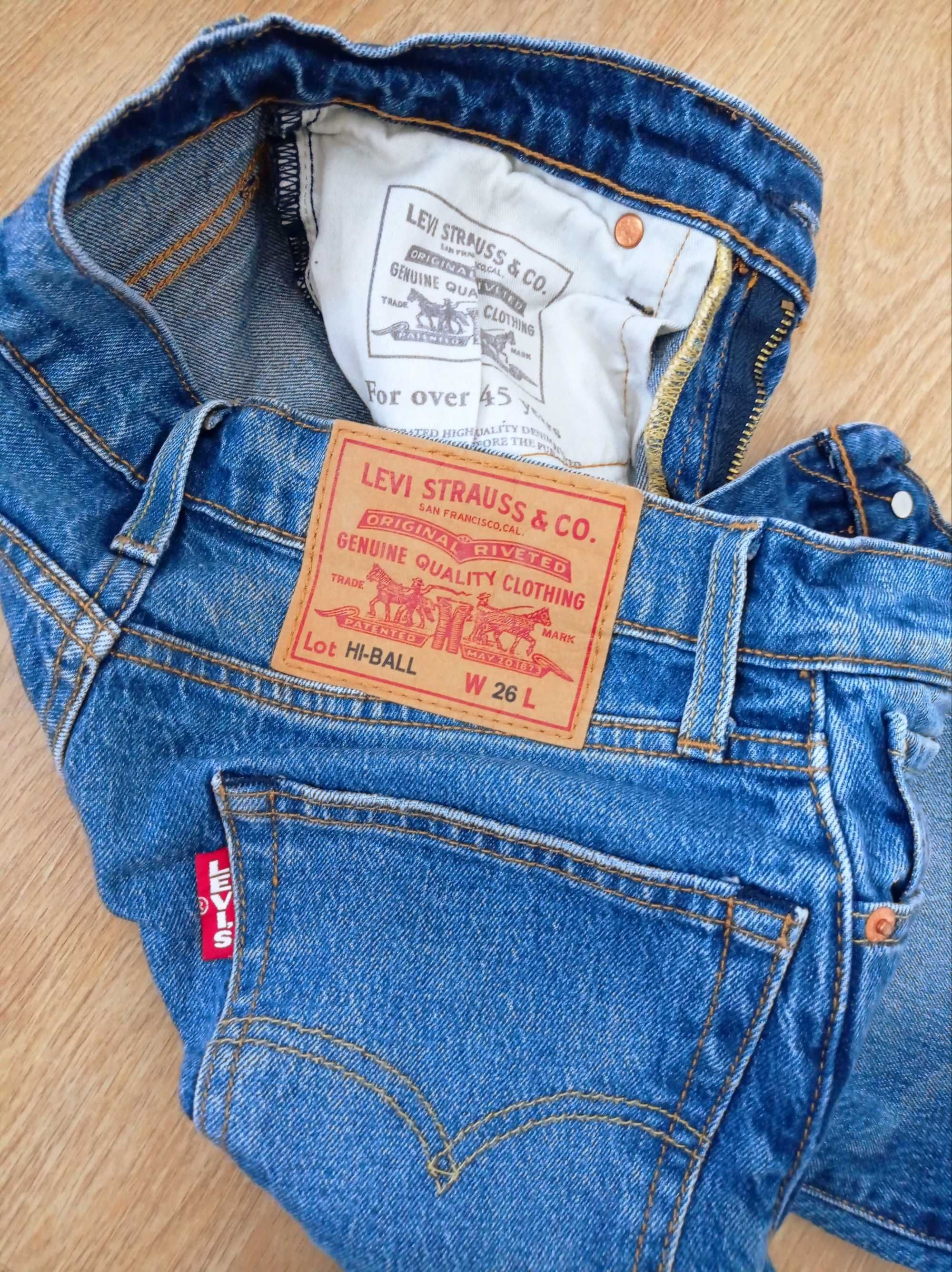 LEVIS Jeansy spodnie M męskie 26/30 W26 L30 dżinsy HI-BALL w26l30