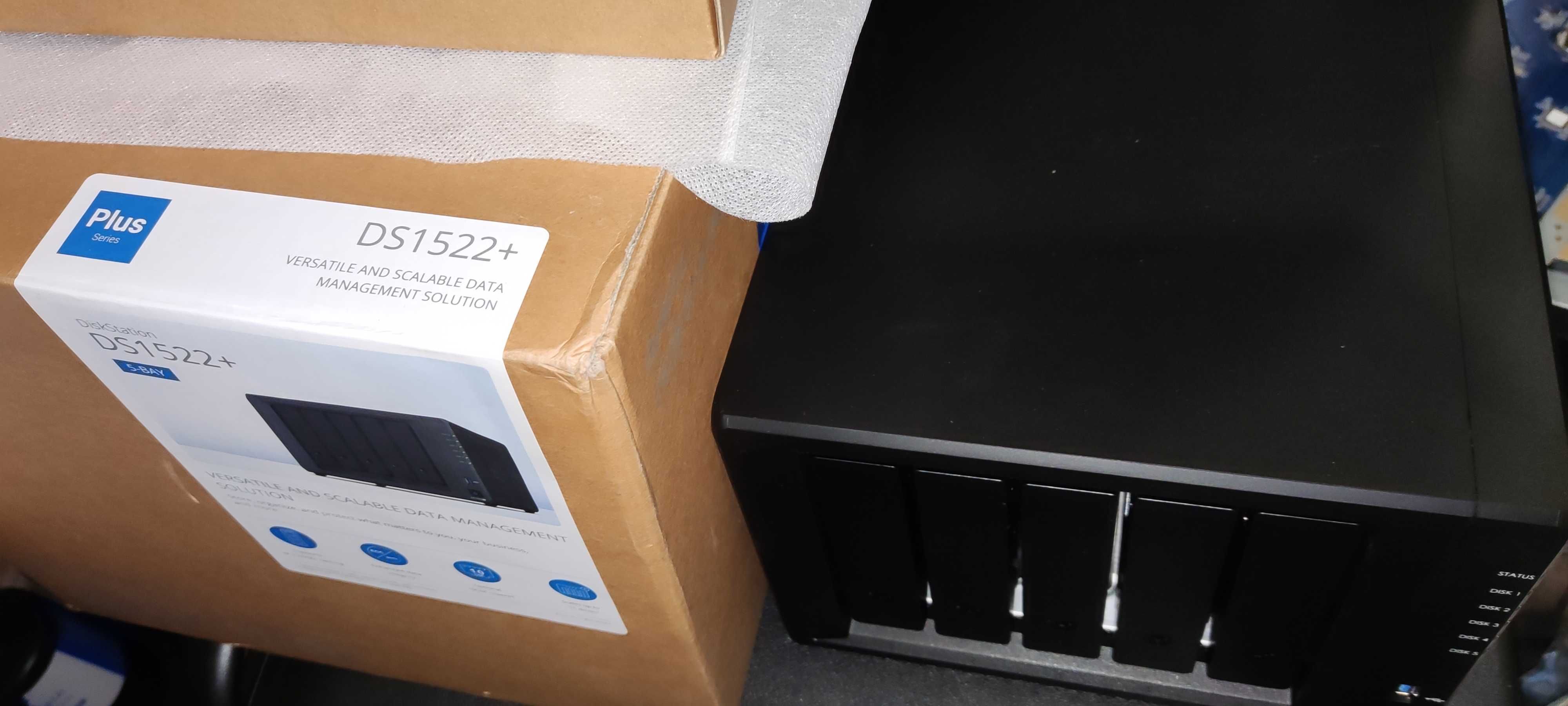 Synology DS1522+ 16GB RAM (AMD Ryzen CPU, Docker) DSM 7.2.2