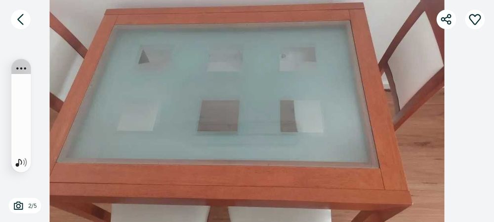 Mesa de jantar e 6 cadeiras