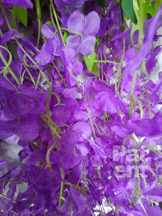 Wisteria fioletowa glicynia sztuczna girlanda dekoracja 12 sztuk