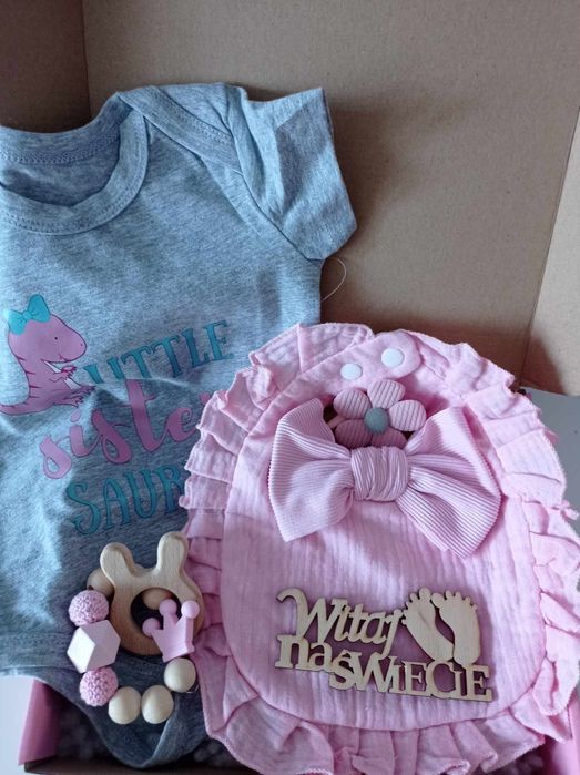 Zestaw Prezentowy baby shower narodziny chrzest prezent baby box