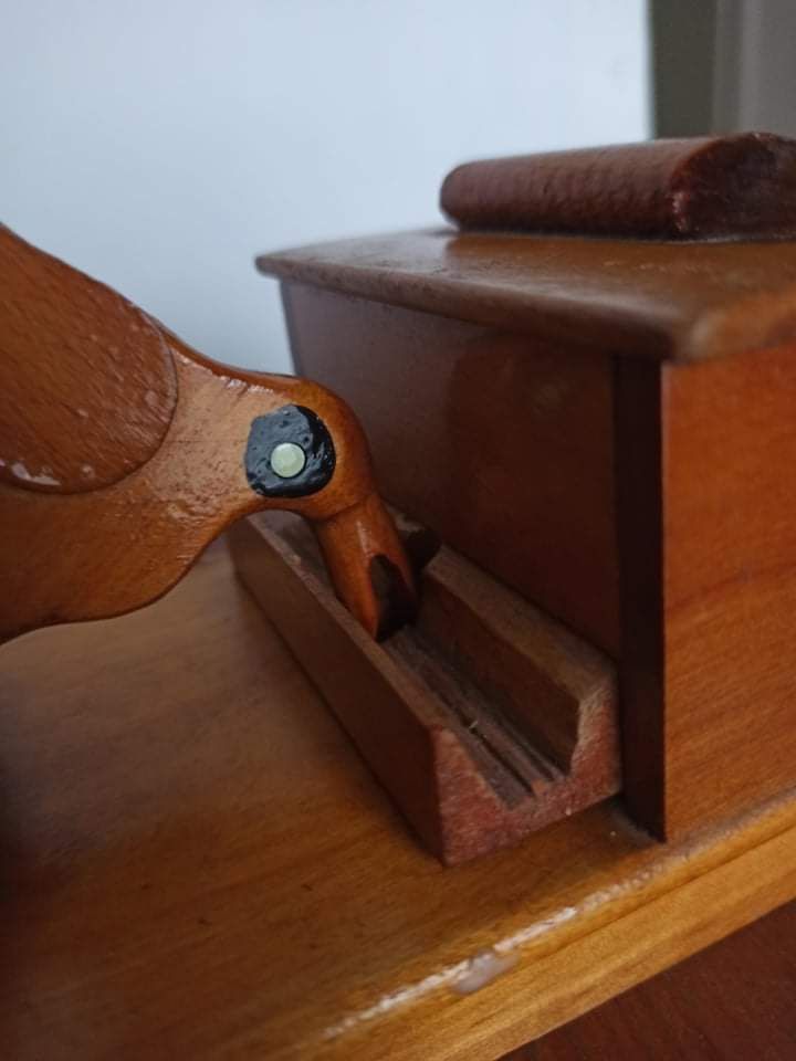 Papierośnica pudełko drewniane na papierosy vintage drewno