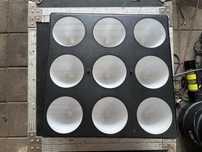 Core chauvet 3x3 com leds avariados