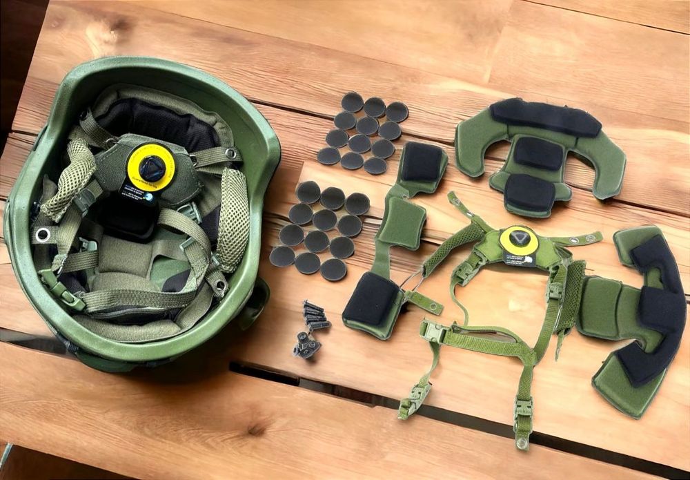 4в1 для шолома з вухами MICH2000 Підвісна система+подушки+рейки+шрауд