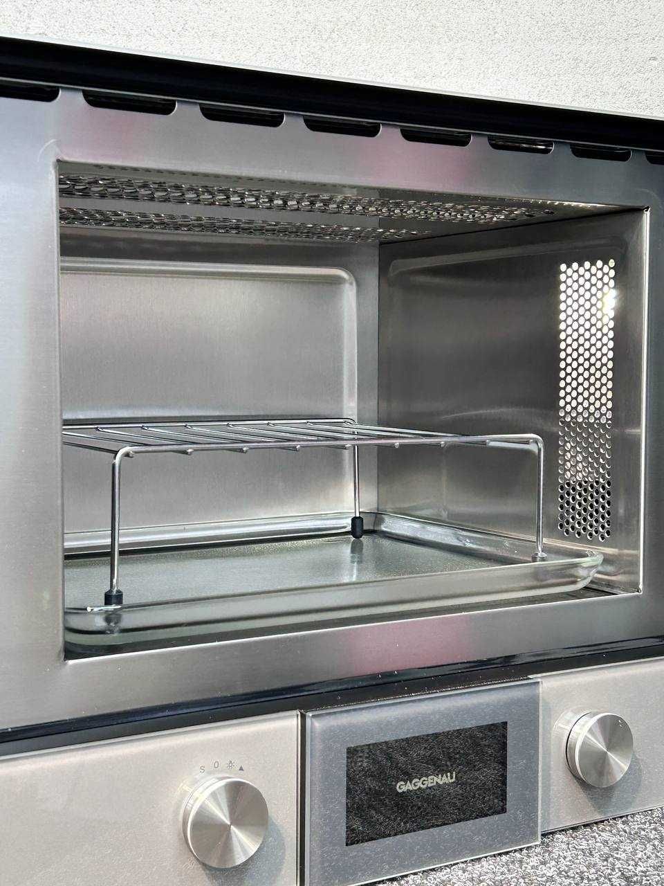 2024! Мікрохвильова піч вбудована Gaggenau BMP224110 / сіра / сенсорна