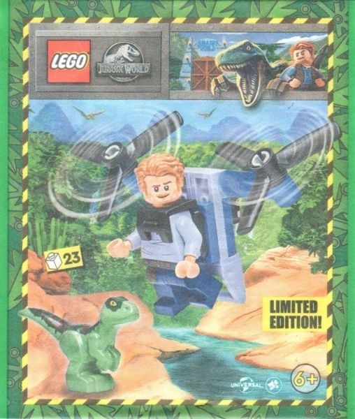 LEGO FIGURKA Jurassic World Owen Grady jw102