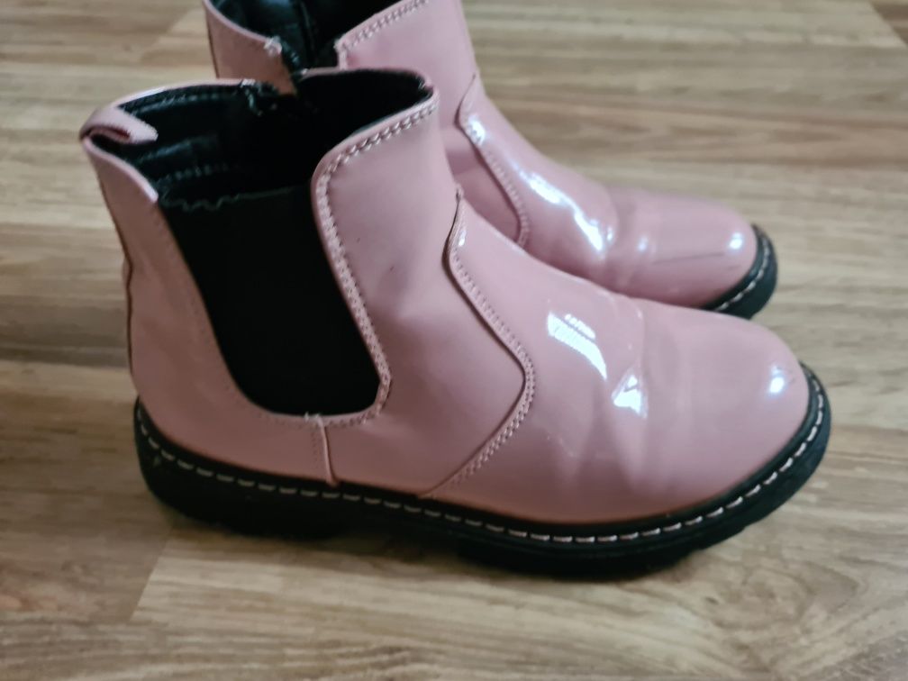 Buty botki dziewczęce