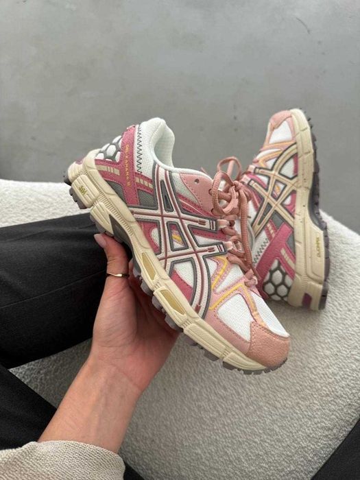Кроссовки Asics Gel-Kahana 8 White Pink/Жіночі Кросівки Асікс Кахана
