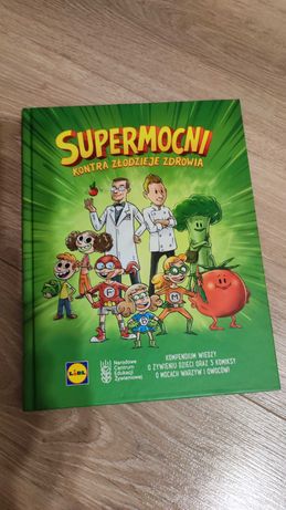 Książka komiks dla dzieci z Lidla Supermocni
