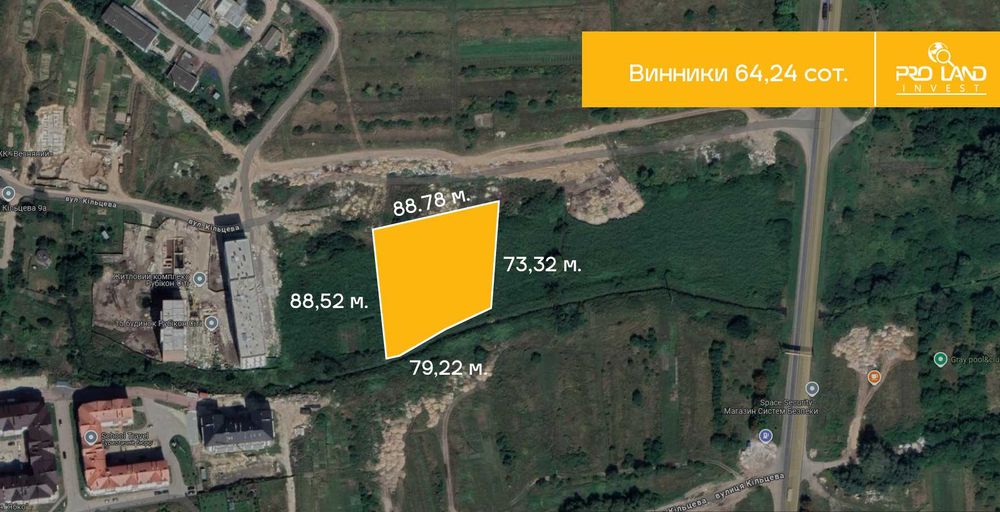 Продаж ділянки в Винниках 64,27сот