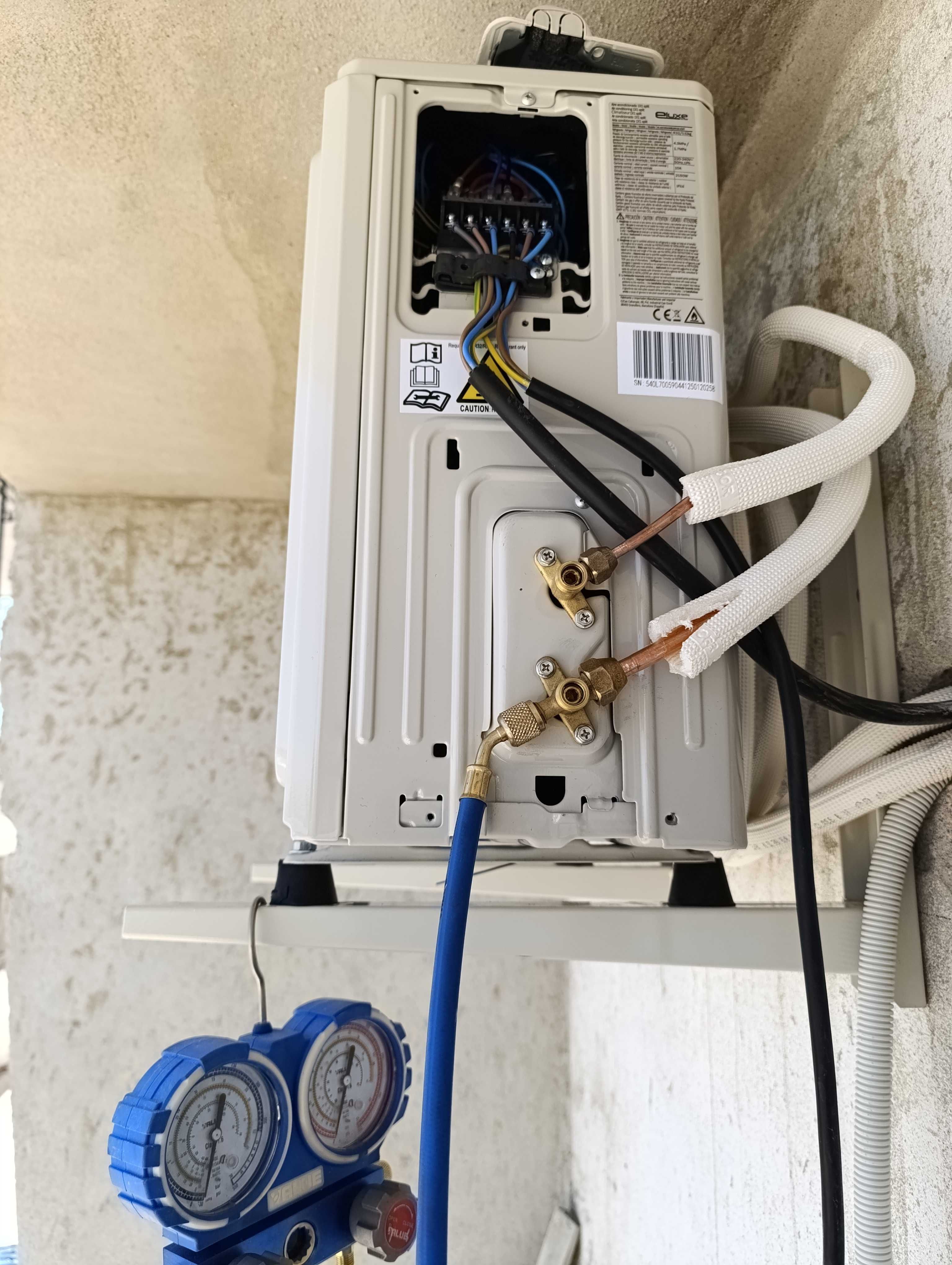 Instalação, manutenção e higienização de ar condicionado.