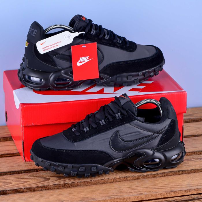 (2046) Термо Зимові Чоловічі Кросівки Nike Air Max Waffle (41-46) найк